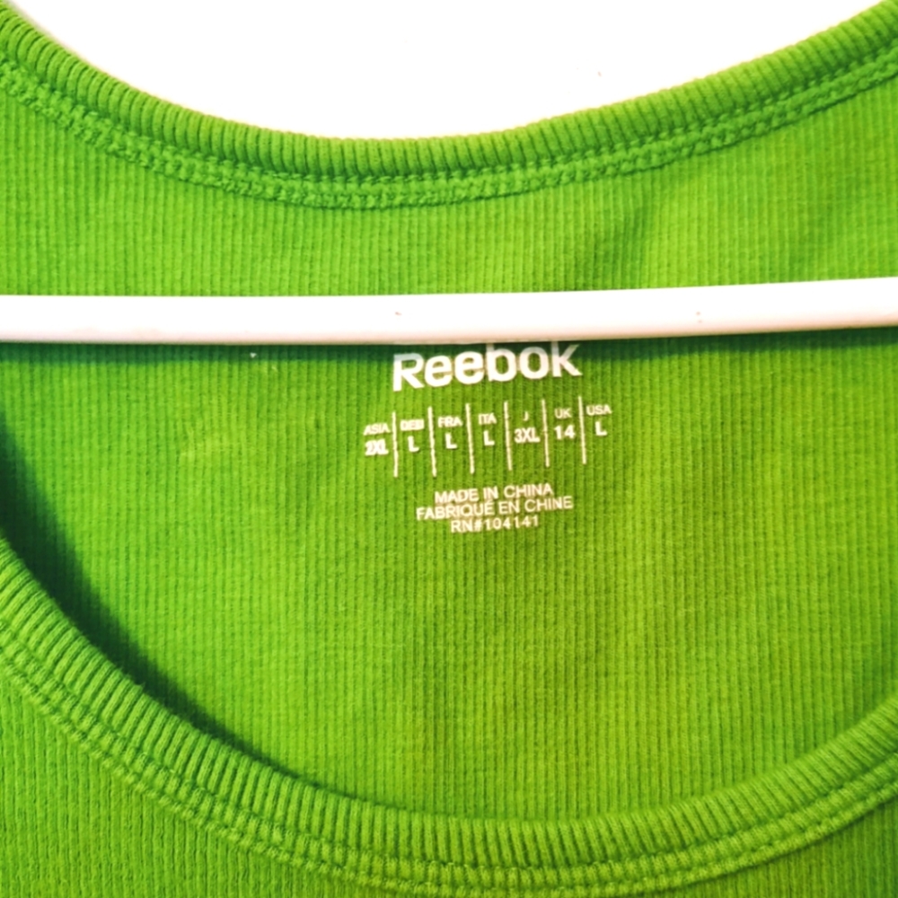 🌞 3/$15 Reebok Ribbed Tank Large - Picture 4 of 6